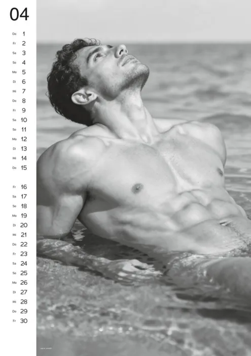 Mandekalender med flotte fyre april