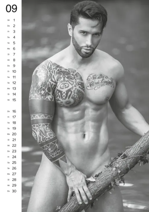 Mandekalender med flotte fyre september