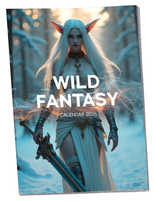 Wild fantasy pigekalender