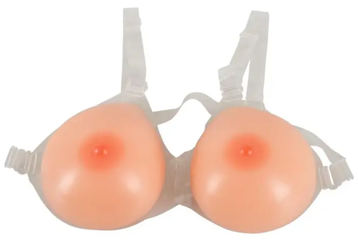 Store silikone bryster med stropper