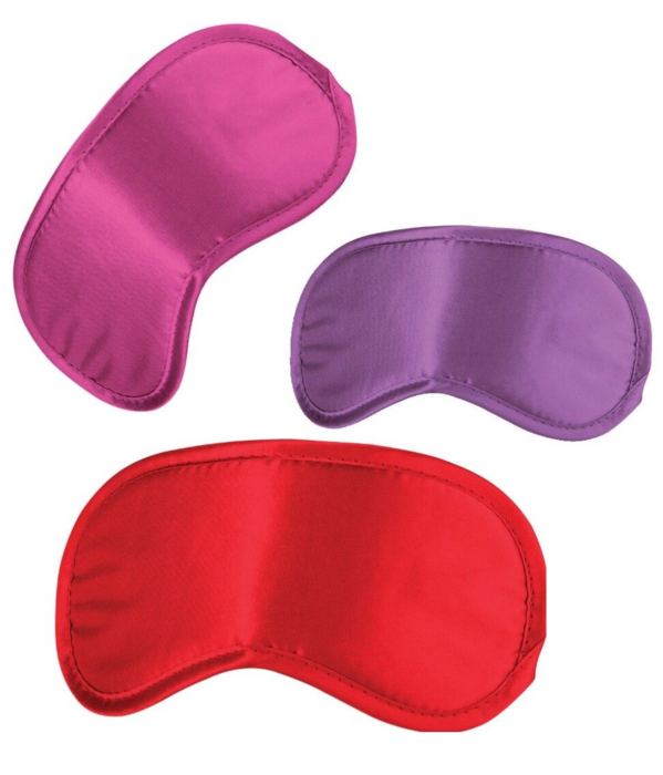 3 forskellige farvede masker