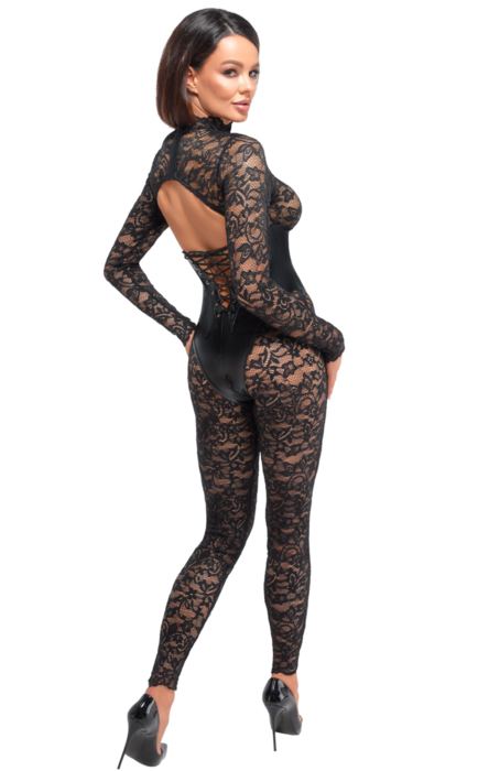 Heldragt af blonde set bagfra