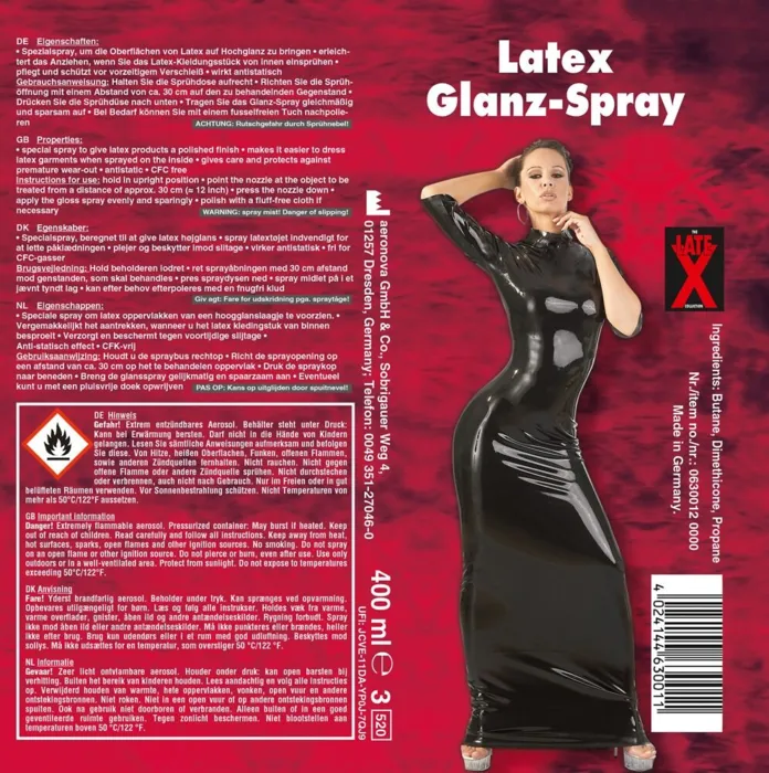 Latex glans-spray