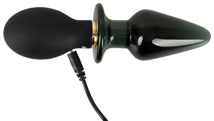 Dobbel buttplug med oplader i