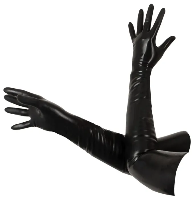 Sorte latexhandsker