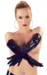 Sorte latexhandsker