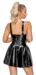 Latexkjole med vidde set fra ryggen