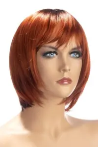 Paryk med kort to-tone