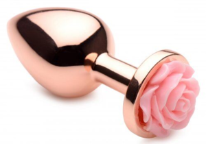 Buttplug af rosegold metal