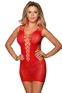 Rød forførende kjole